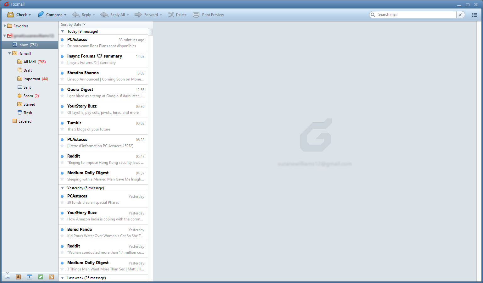 Foxmail email client