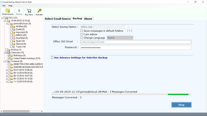 migrate dreamhost email to office 365