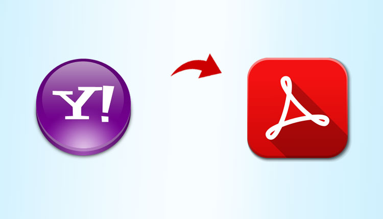 export Yahoo Emails to pdf