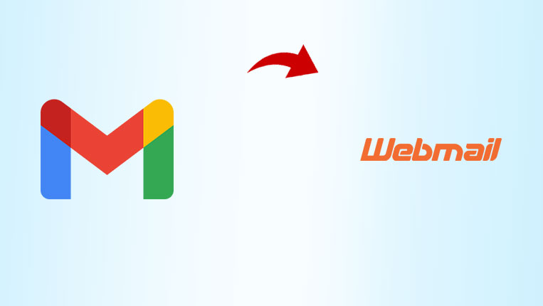 export gmail to webmail