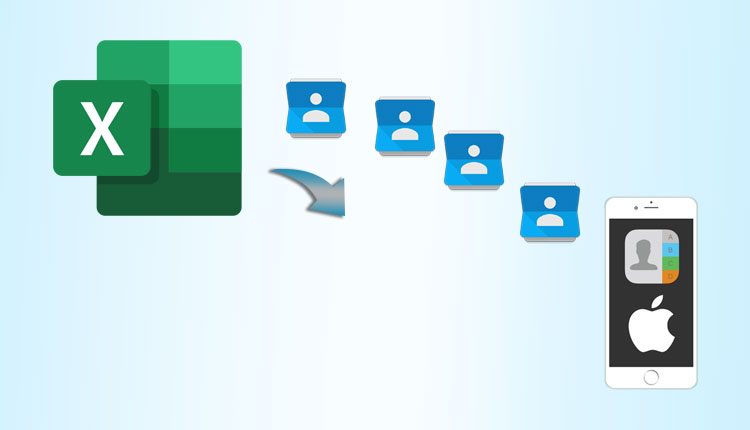 import Excel contacts to iPhone