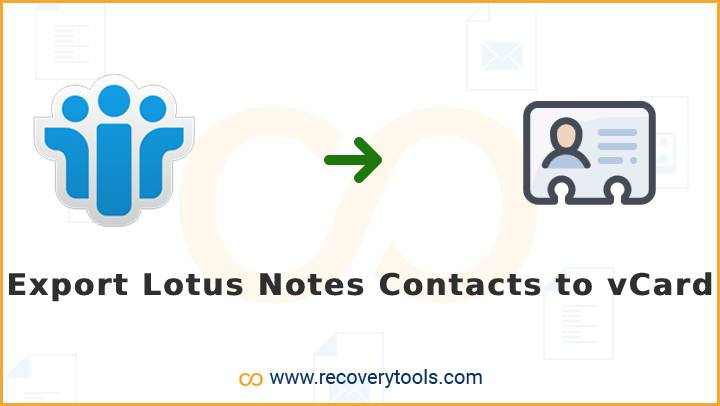 export Lotus Notes contacts to vCard