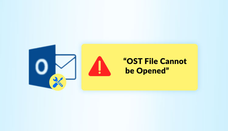 fix ost file connot be opened error