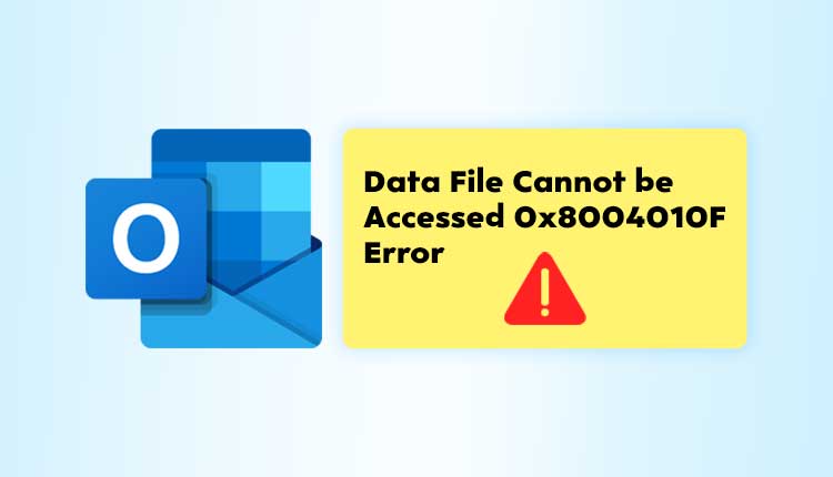 outlook data file cannot be accessed