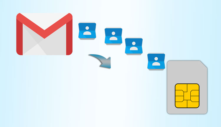 import contacts from gmail to sim