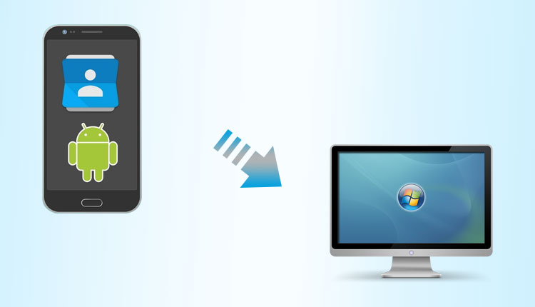 transfer contacts from android to computer