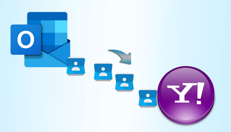 outlook contacts to yahoo