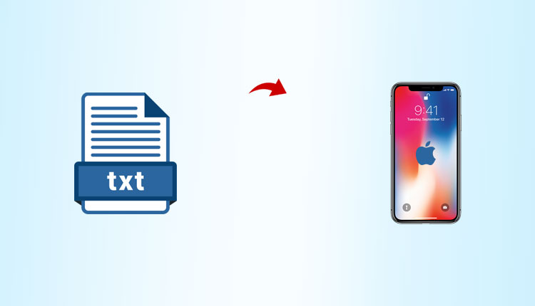 open txt file to iphone