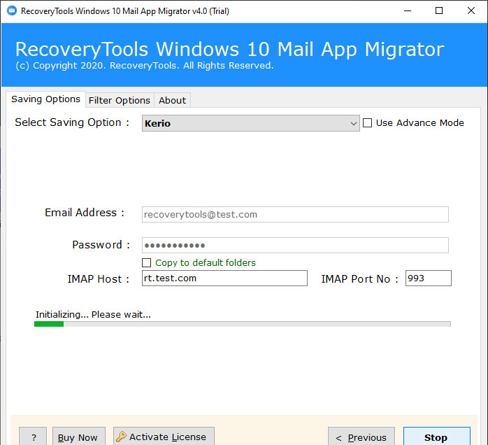 migrate windows 10 mail to mail server