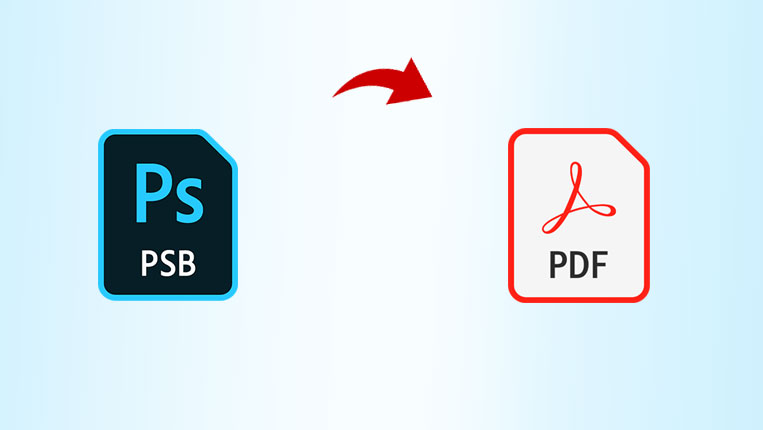 convert PSB to PDF