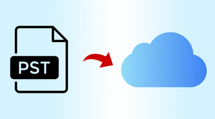 move outlook pst file to cloud