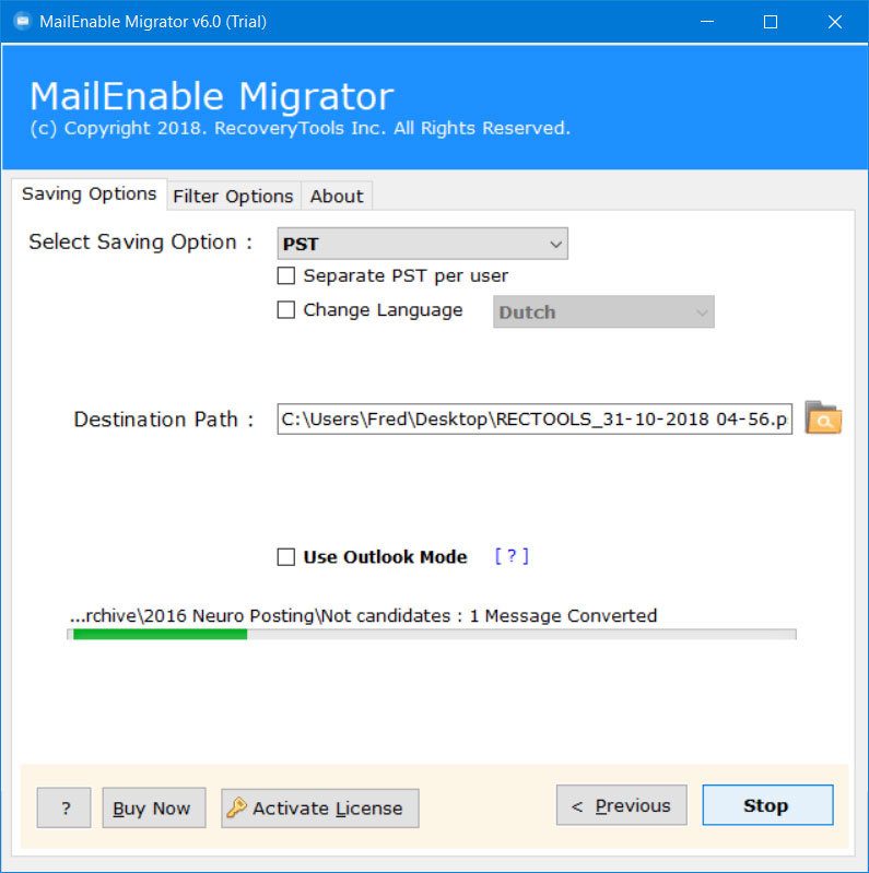 select mailenble migrator