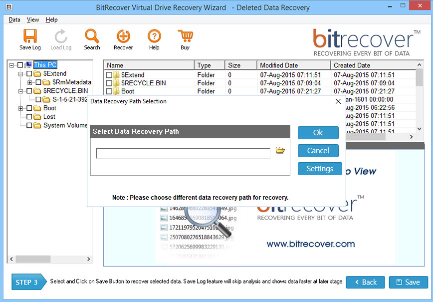 virtual disk recovery tool