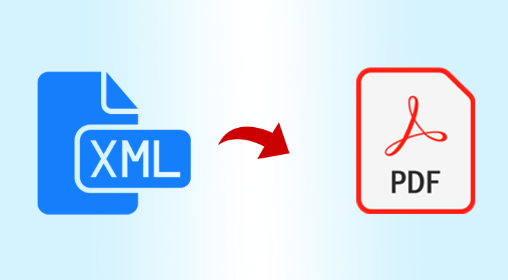 convert xml to pdf