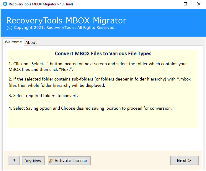 tool to import mbox to icloud