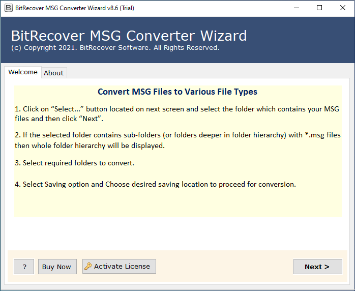 convert MSG contacts to vCard tool