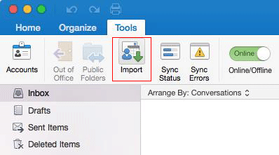 Import Gmail to Outlook Mac