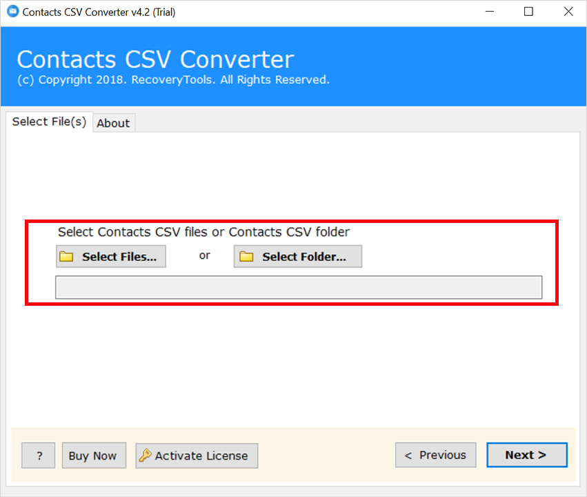 multiple CSV contacts