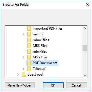 Select the files