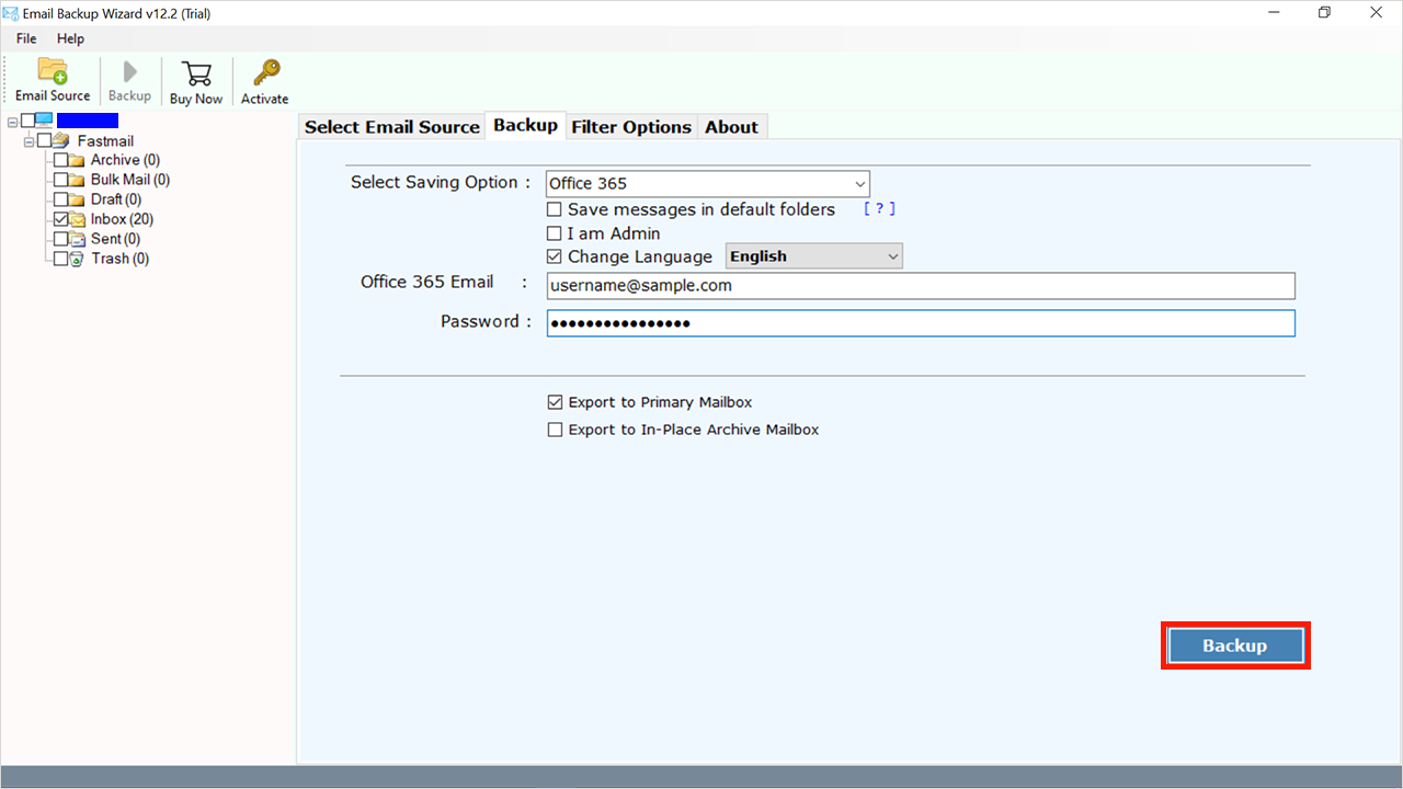 migrate from fastmail to office 365