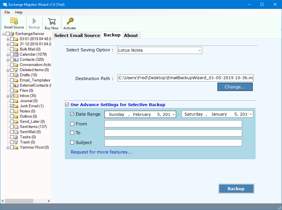 choose-filters-to-perform-selective-exchange-to-lotus-notes-migration