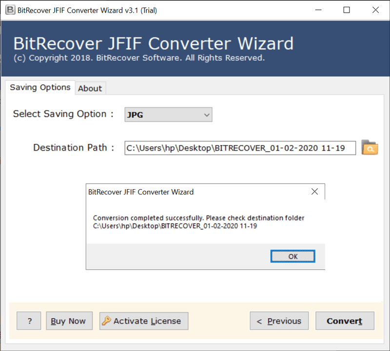 convert JFIF to JPG