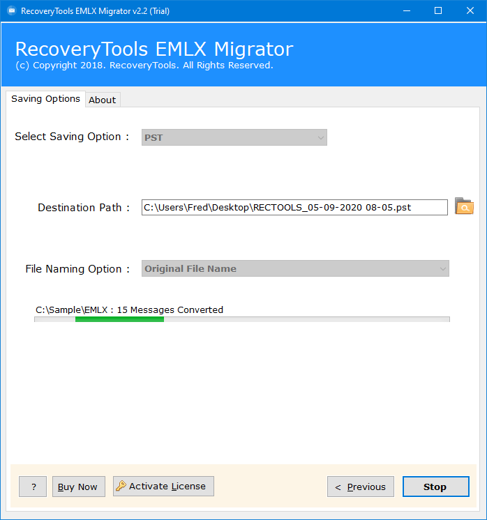 convert eml to pst free