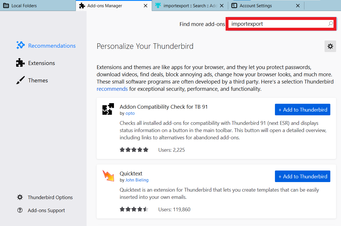 Thunderbird to Office 365 Migration tool