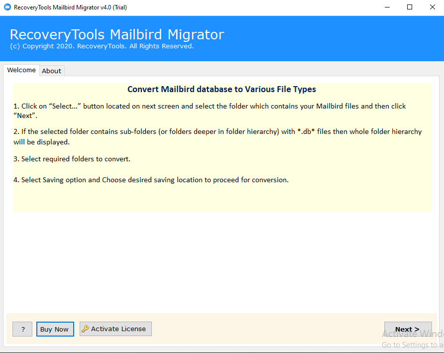 Mailbird to Thunderbird migrator