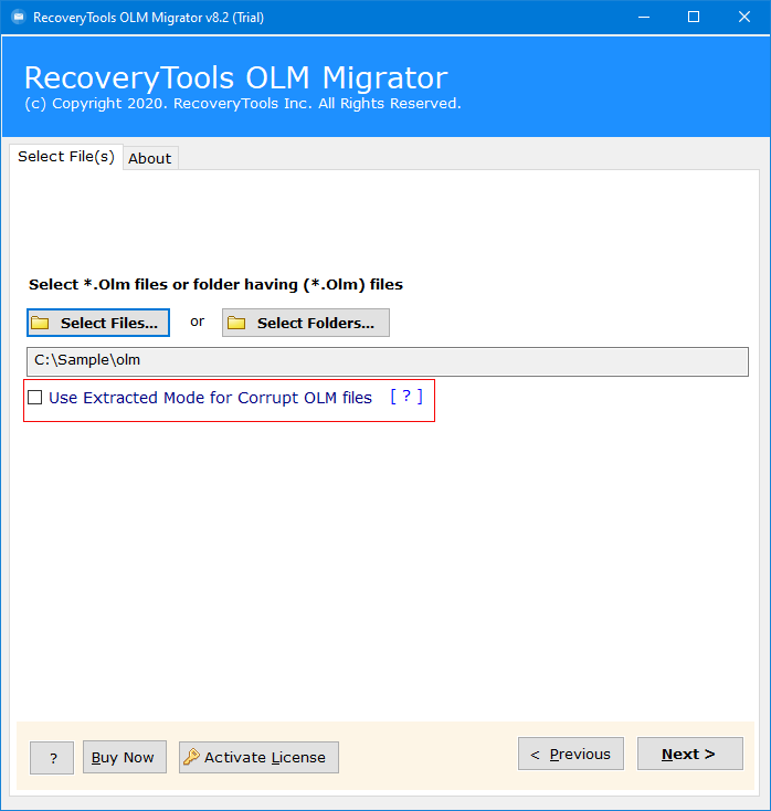 import OLM to Outlook Windows in batch