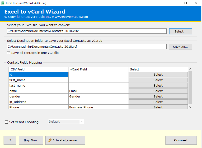 batch import contacts from Excel to Mac address book