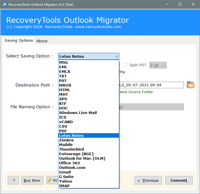 ost to nsf converter