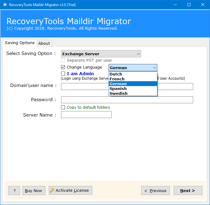 dovecot to exchange migration