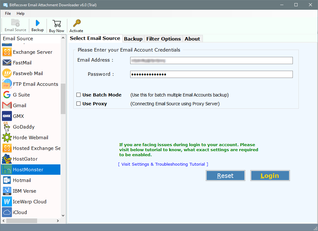 hostmonster email attachment downloader