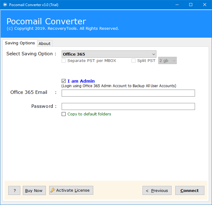 pocomail to exchange server