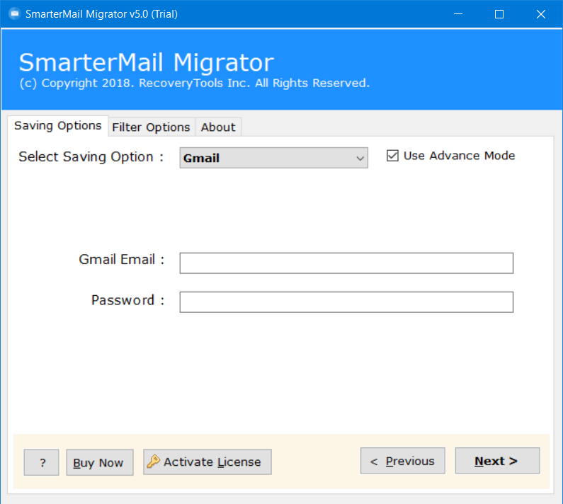 migrate smartermail to gmail