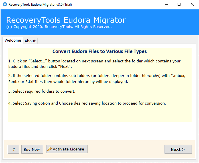 download tool to export eudora to csv file