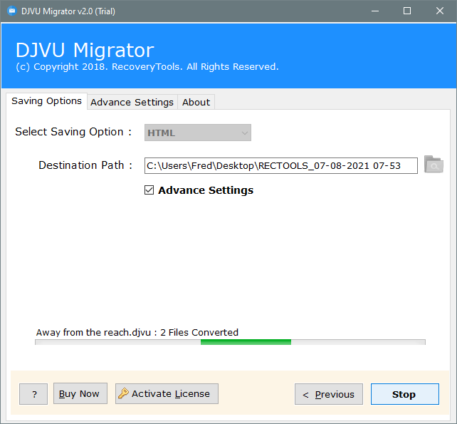 analyze djvu file to html process