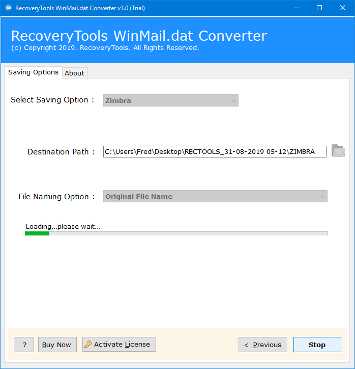 convert winmail.dat to zimbra