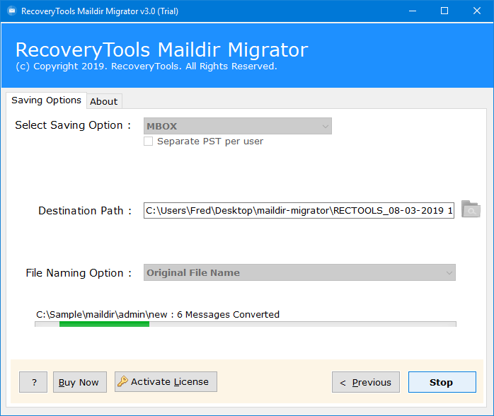 convert maildir to mbox